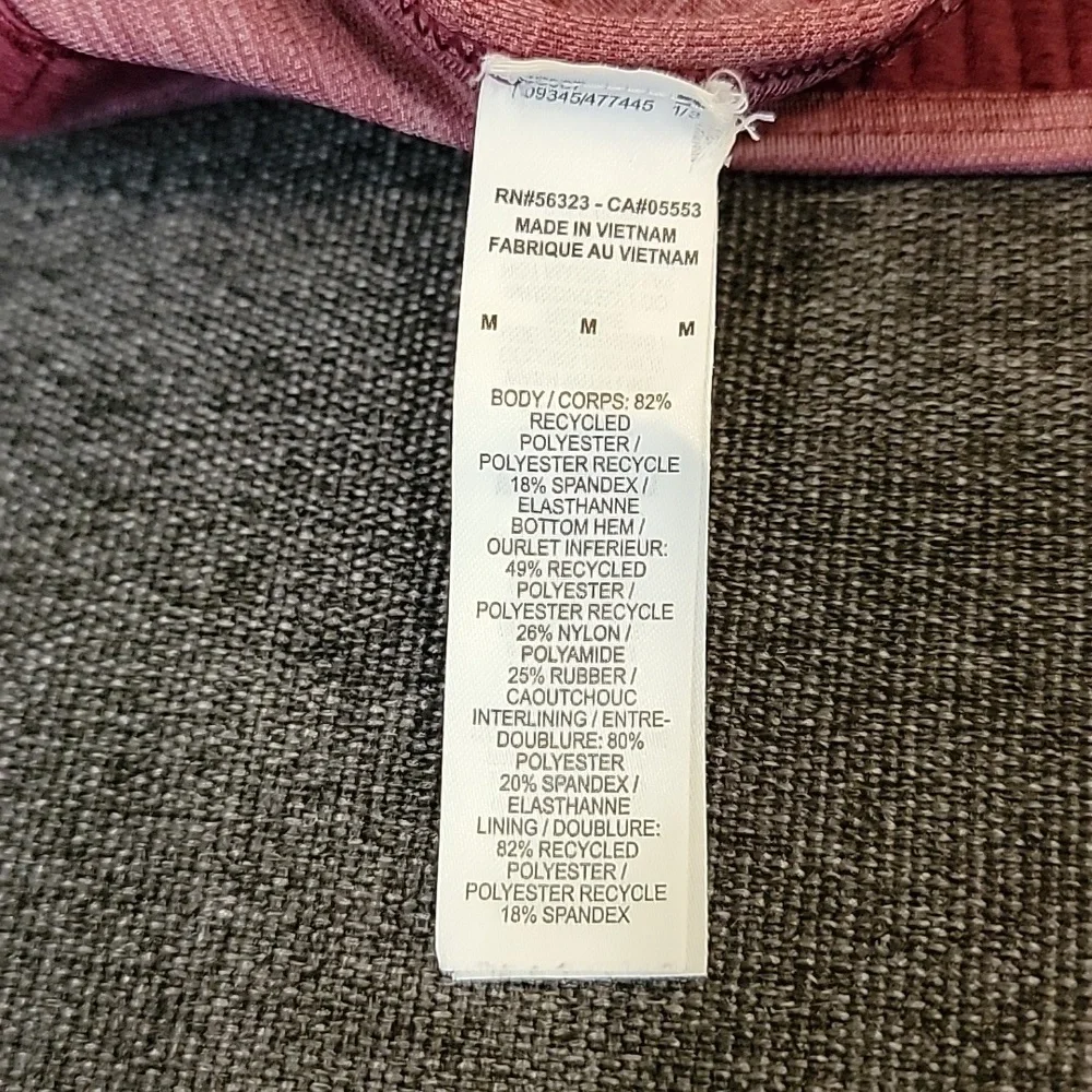 Nike Dri Fit Swoosh Maroon Sports Bra Racerback Size Med - Picture 3 of 6